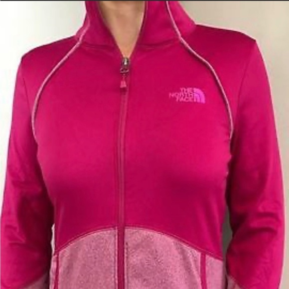 The North Face Jackets & Blazers - The North Face Womens Pink Zip Up Jacket Size XL